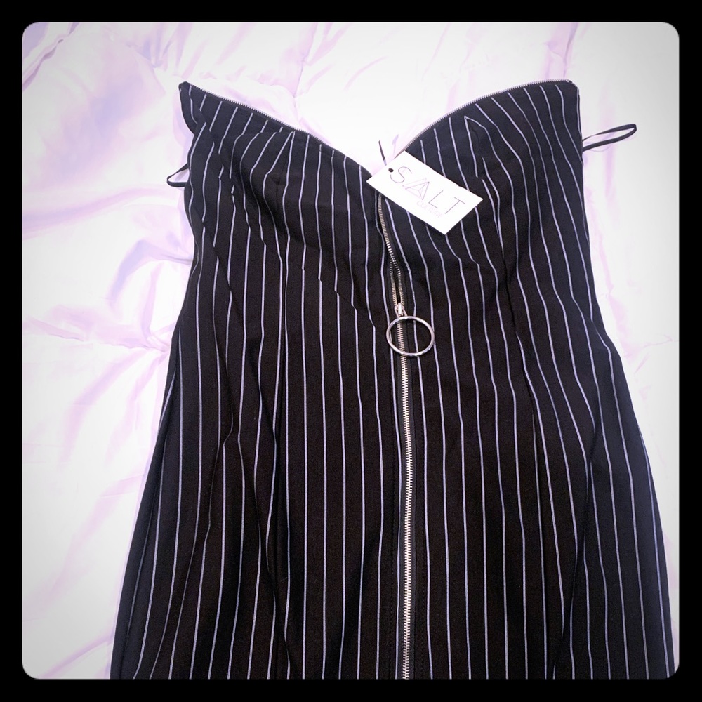 Adorable stripped halter dress - brand new!
